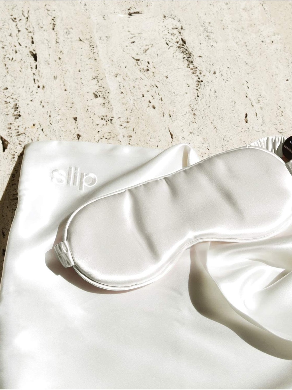 Slip White Silk Sleep Mask